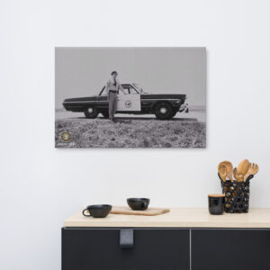 Canvas Wall Print - WHP Historical Patrol Vehicle