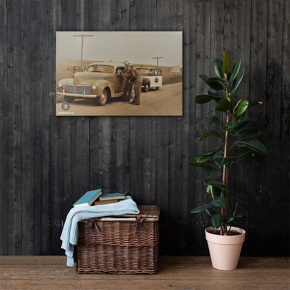Canvas Wall Print - WHP Historical Roadside